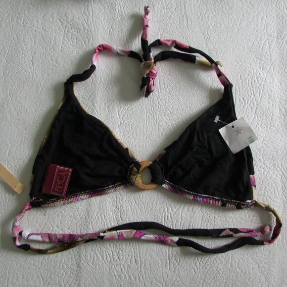 BECCA INC Purple Floral Bikini - Sz S - NEW - Picture 10 of 12